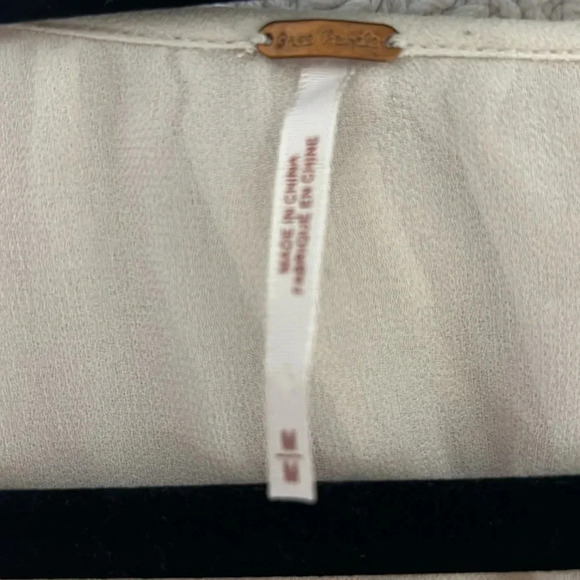 Free People BEST SELLER Sparks Fly Cape Mini Dress Sz M - Picture 6 of 8